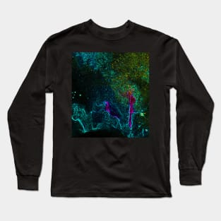 Black Panther Art - Glowing Edges 148 Long Sleeve T-Shirt